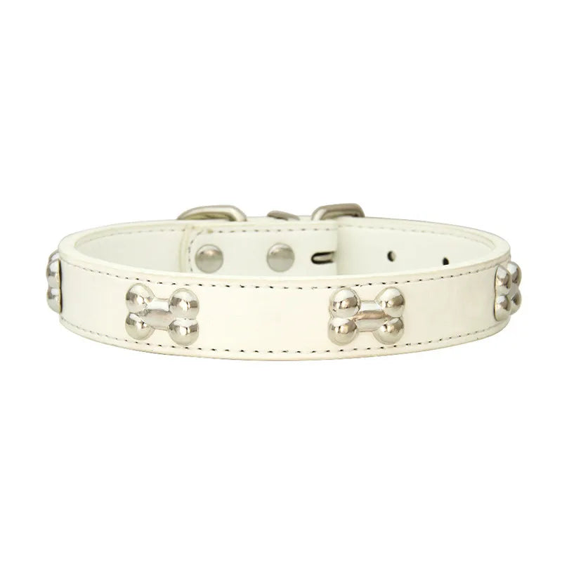 Hundehalsband aus Knochenleder