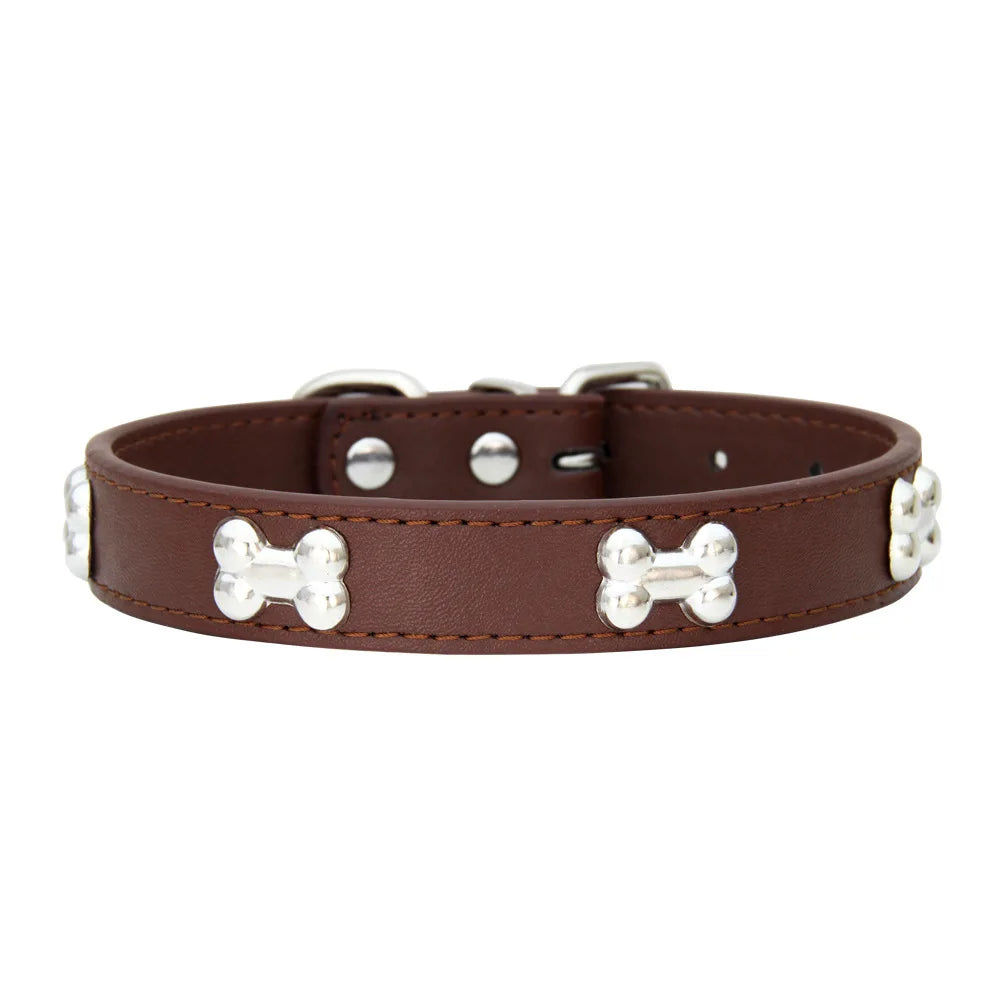Hundehalsband aus Knochenleder