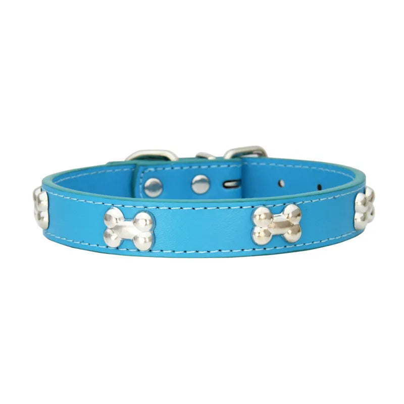Hundehalsband aus Knochenleder