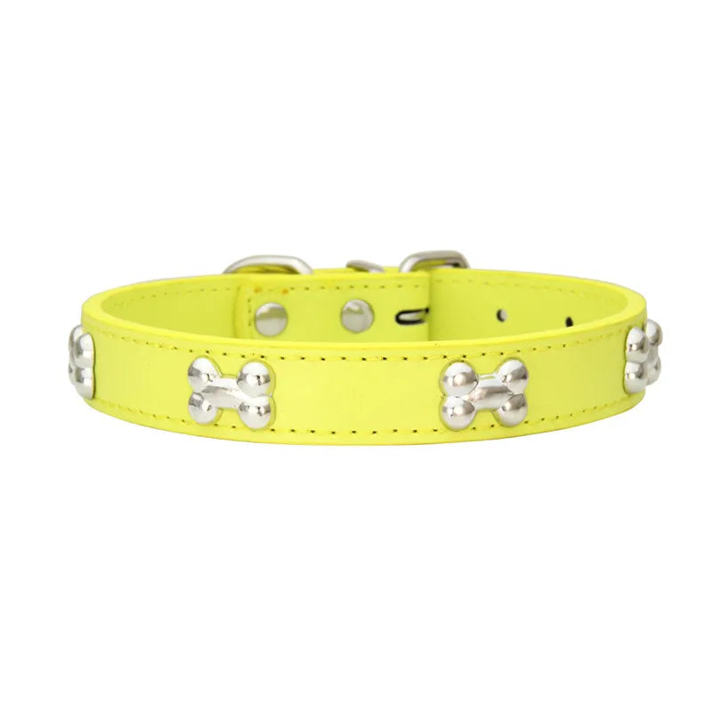 Hundehalsband aus Knochenleder