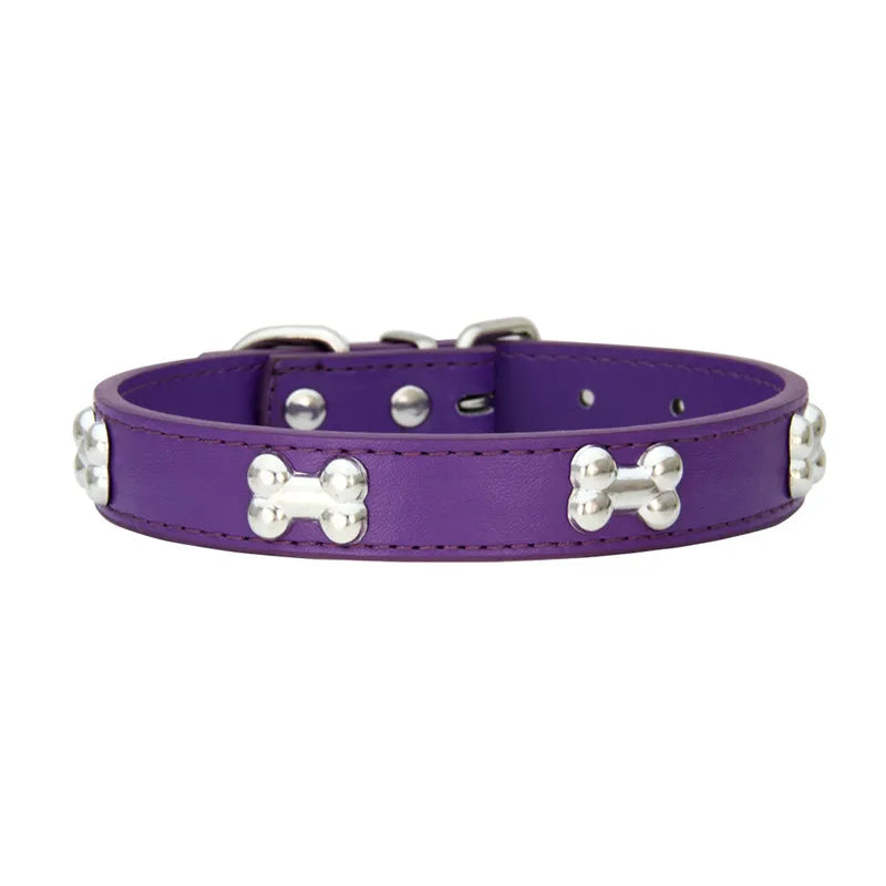 Hundehalsband aus Knochenleder