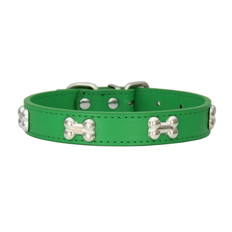 Hundehalsband aus Knochenleder