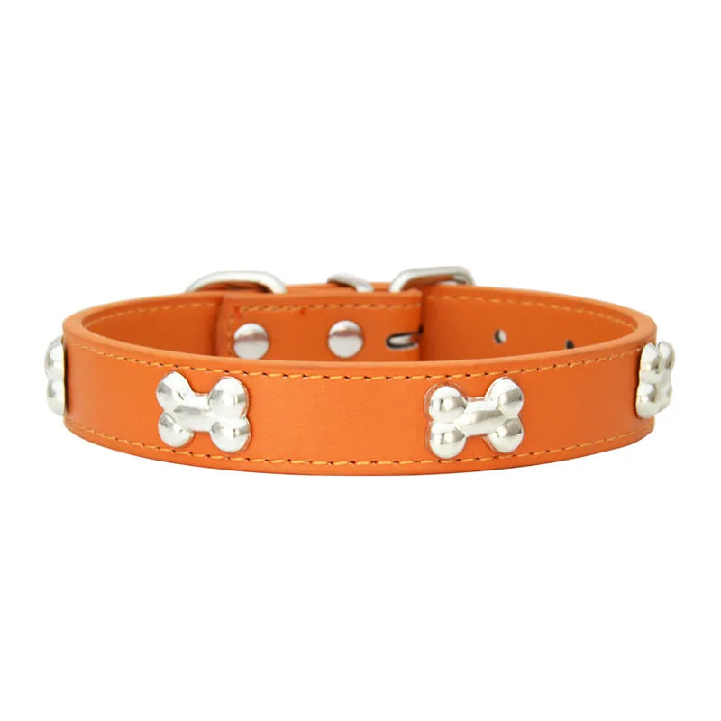 Hundehalsband aus Knochenleder