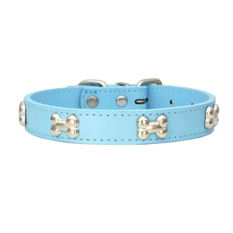 Hundehalsband aus Knochenleder