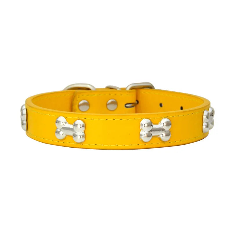 Hundehalsband aus Knochenleder