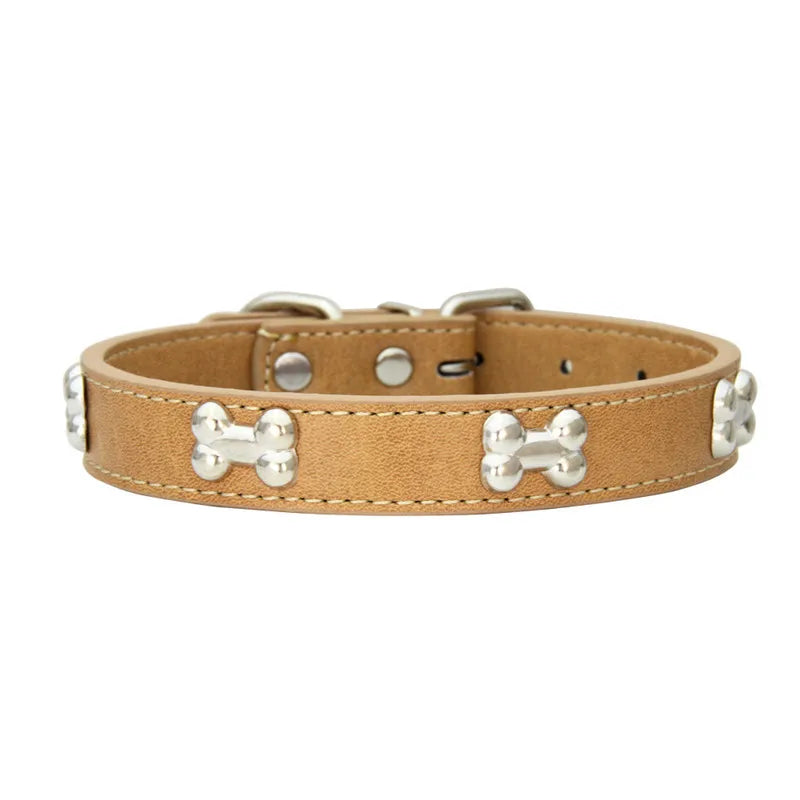 Hundehalsband aus Knochenleder
