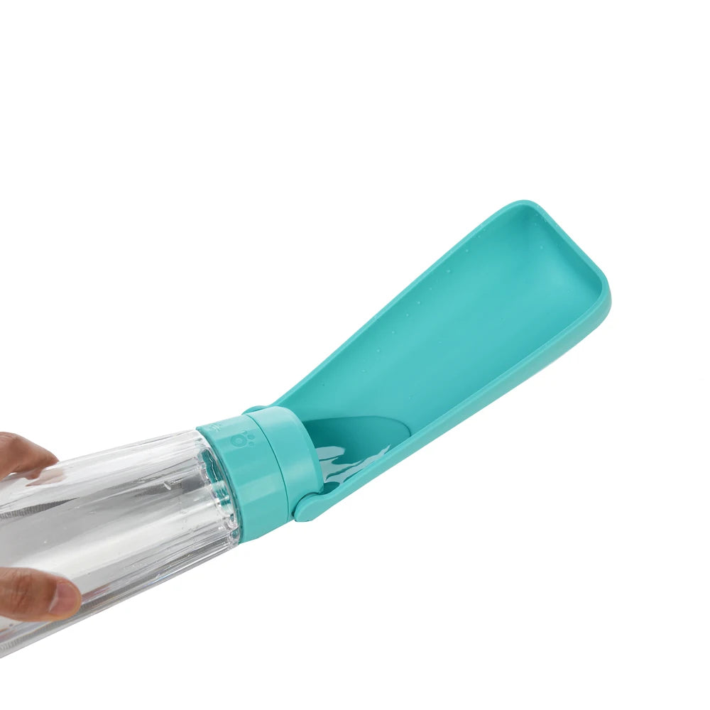 Portable dog water bottle for small and large dogs outdoors