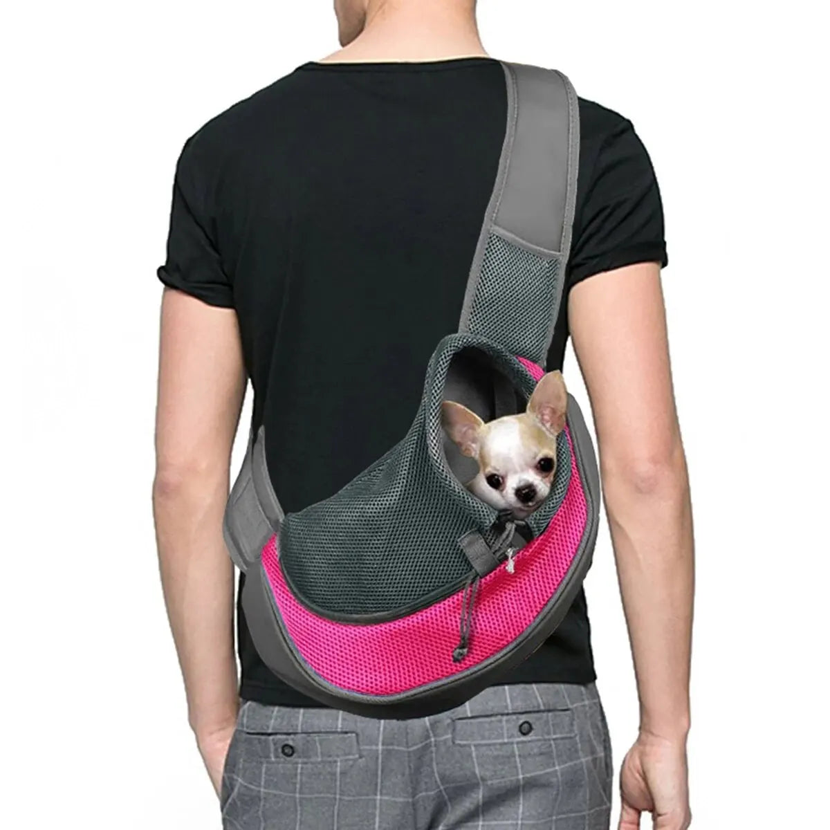 Haustiertasche für Katzen und Hunde - Umhängetasche