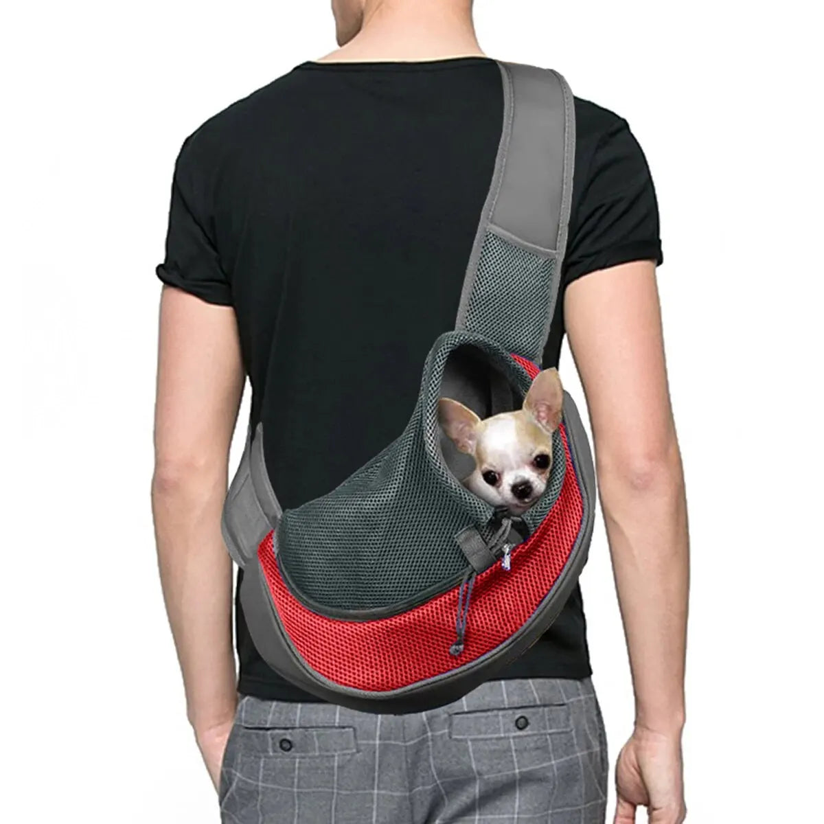 Haustiertasche für Katzen und Hunde - Umhängetasche