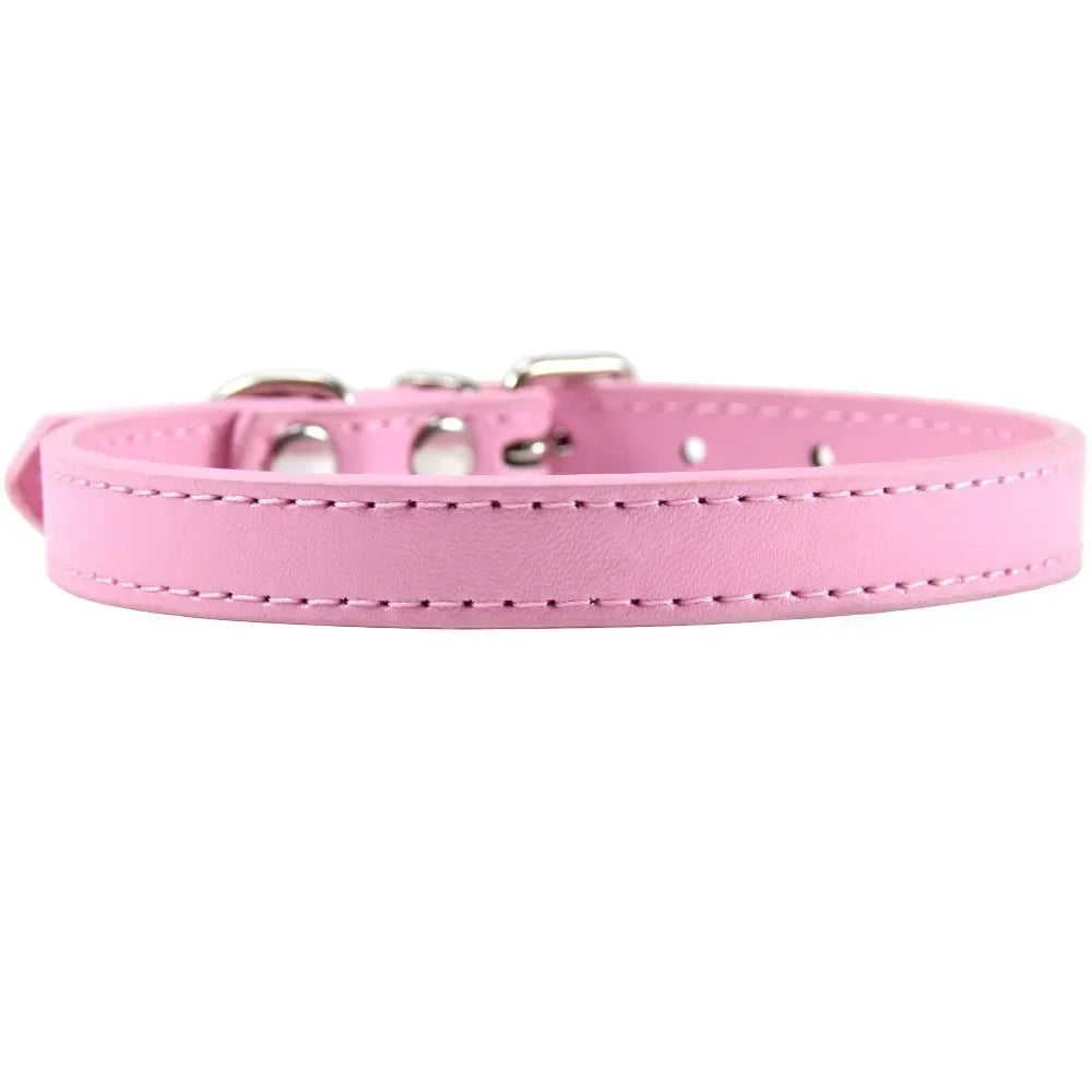 Bunte Leder Halsband für Katzen