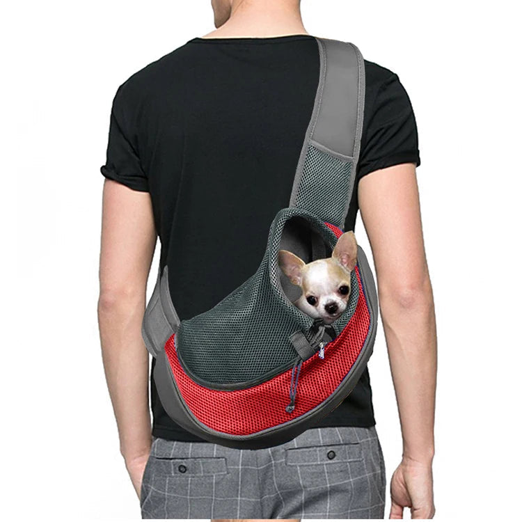 Haustiertasche für Katzen und Hunde - Umhängetasche