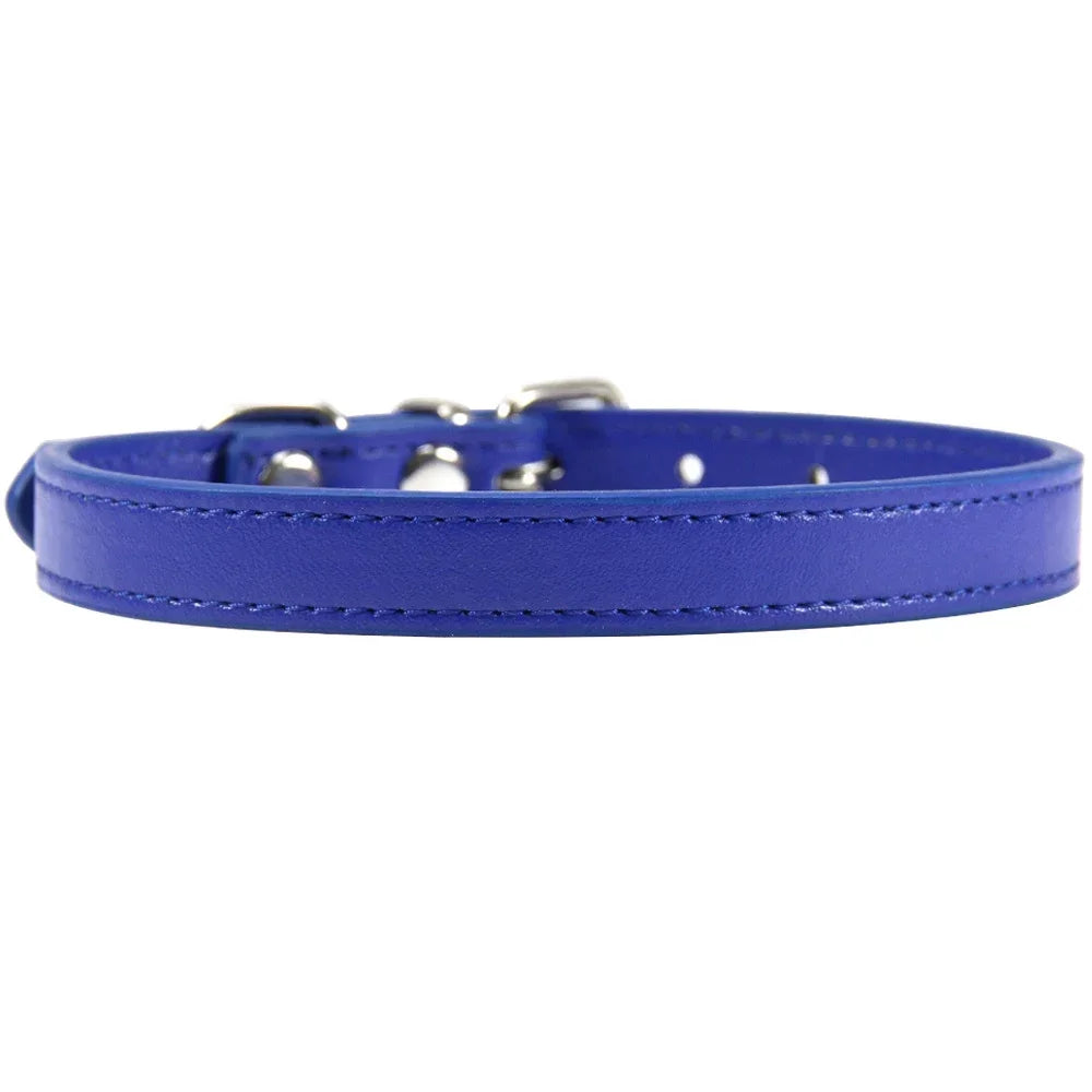 Bunte Leder Halsband für Katzen
