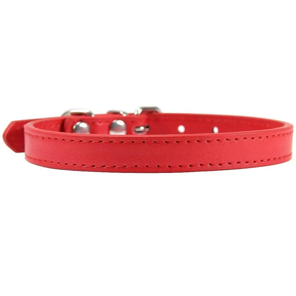 Bunte Leder Halsband für Katzen