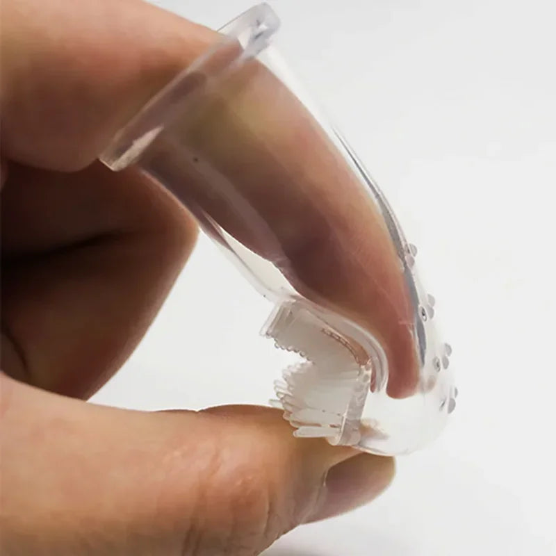 Super soft pet finger toothbrush