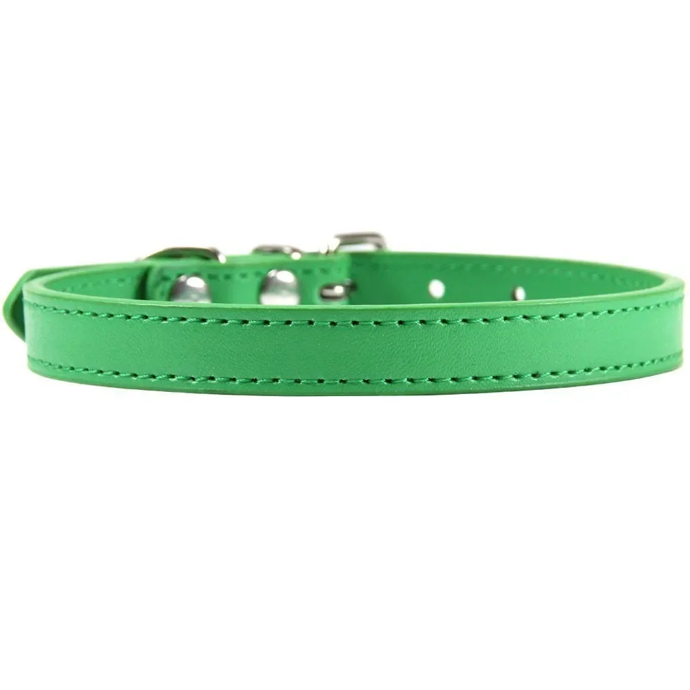 Bunte Leder Halsband für Katzen