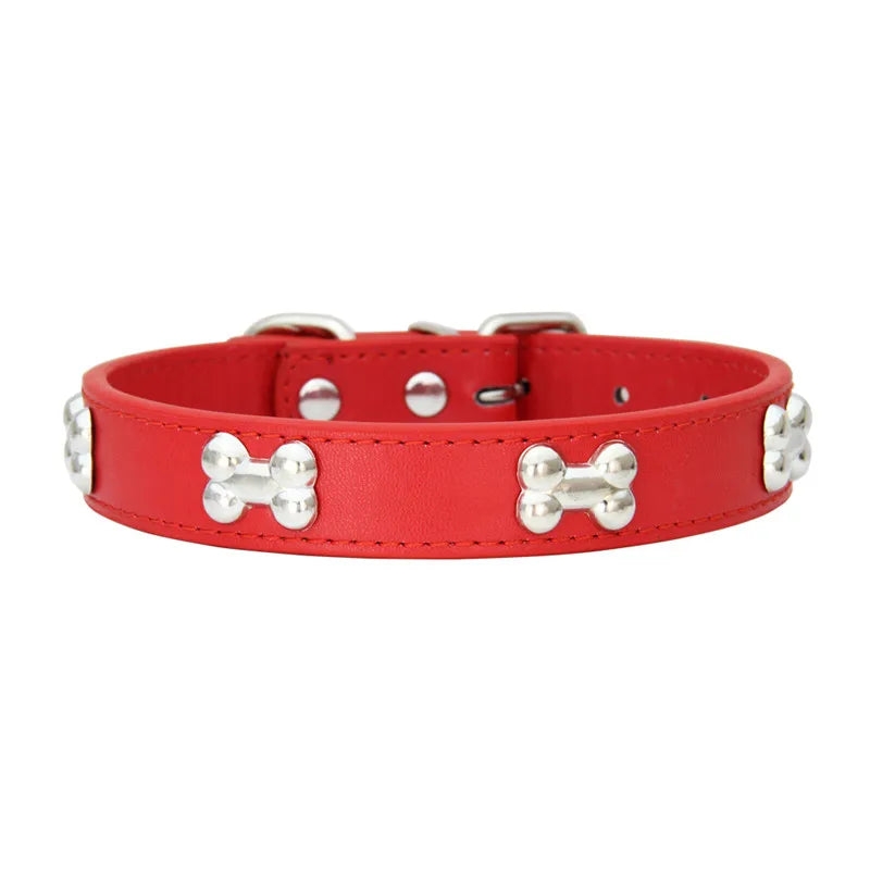 Hundehalsband aus Knochenleder