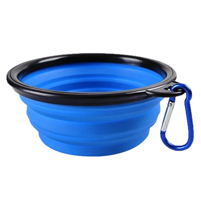 Zusammenklappbarer Wassernapf aus Silikon für Hunde
