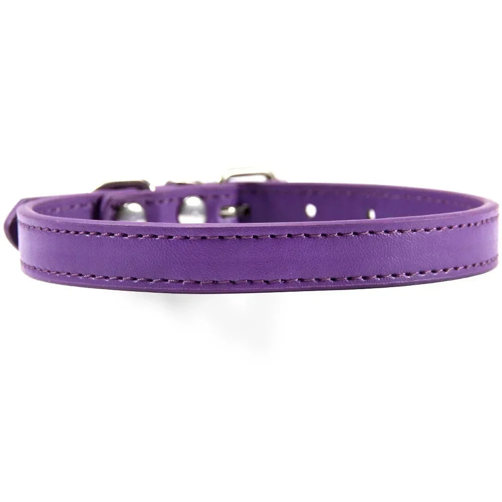 Bunte Leder Halsband für Katzen