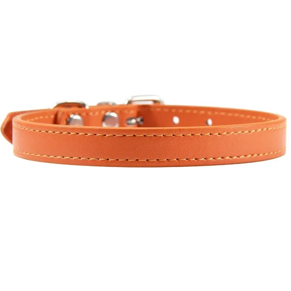 Bunte Leder Halsband für Katzen