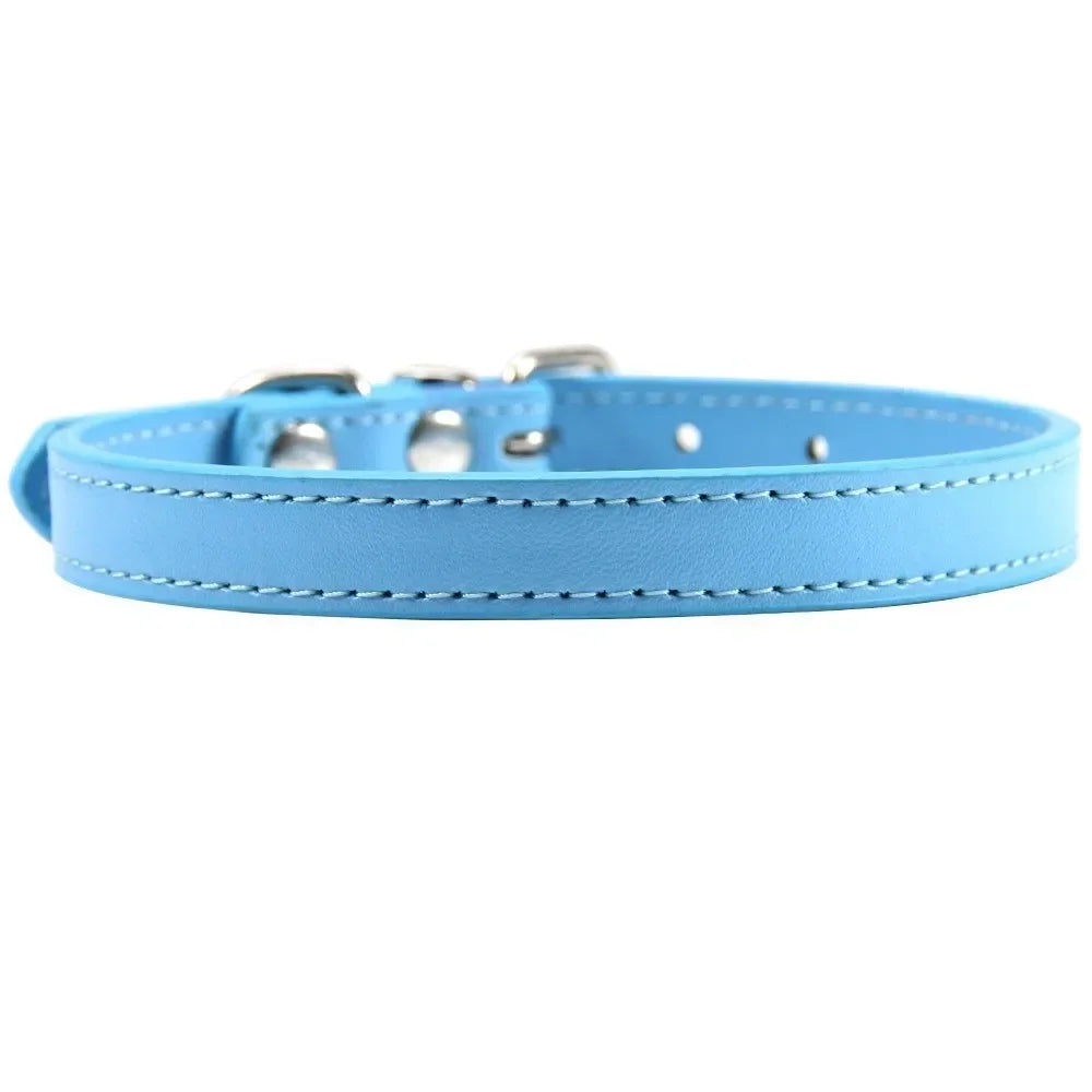 Bunte Leder Halsband für Katzen