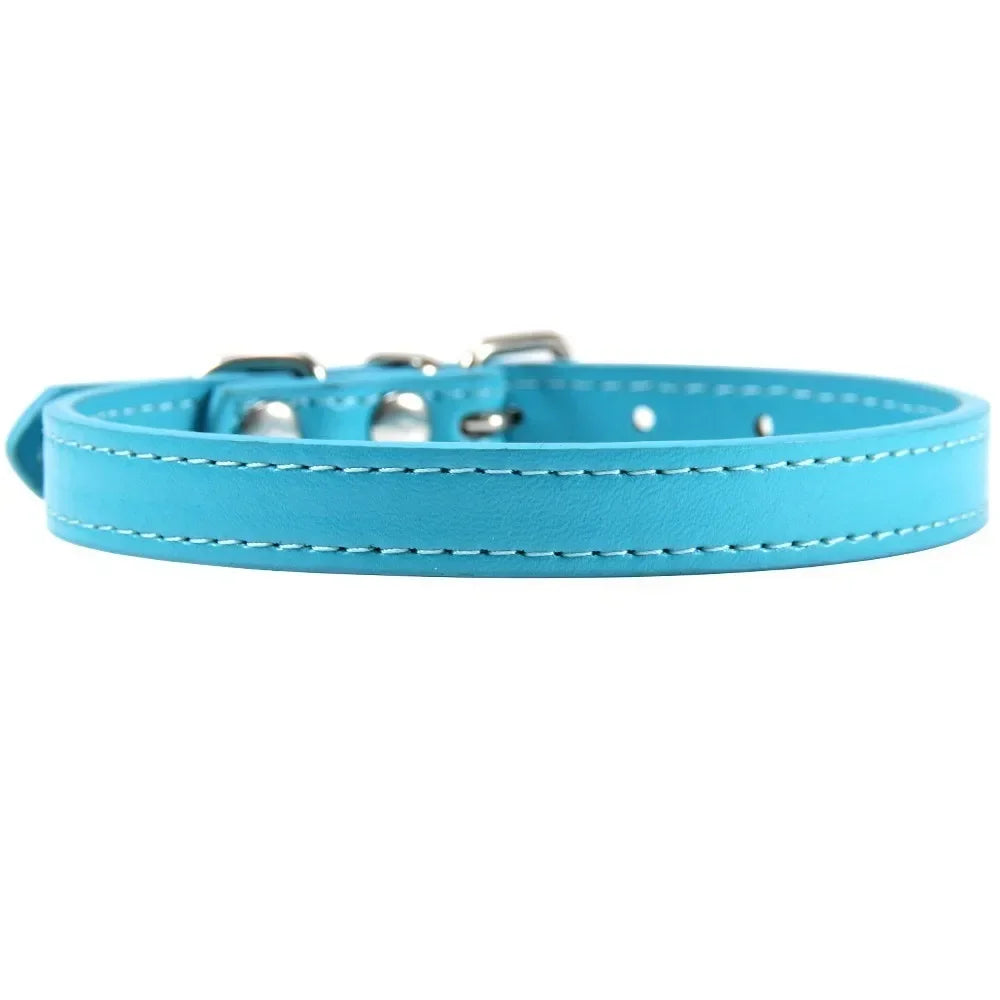Bunte Leder Halsband für Katzen