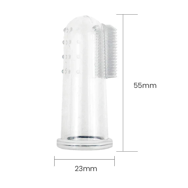 Super soft pet finger toothbrush