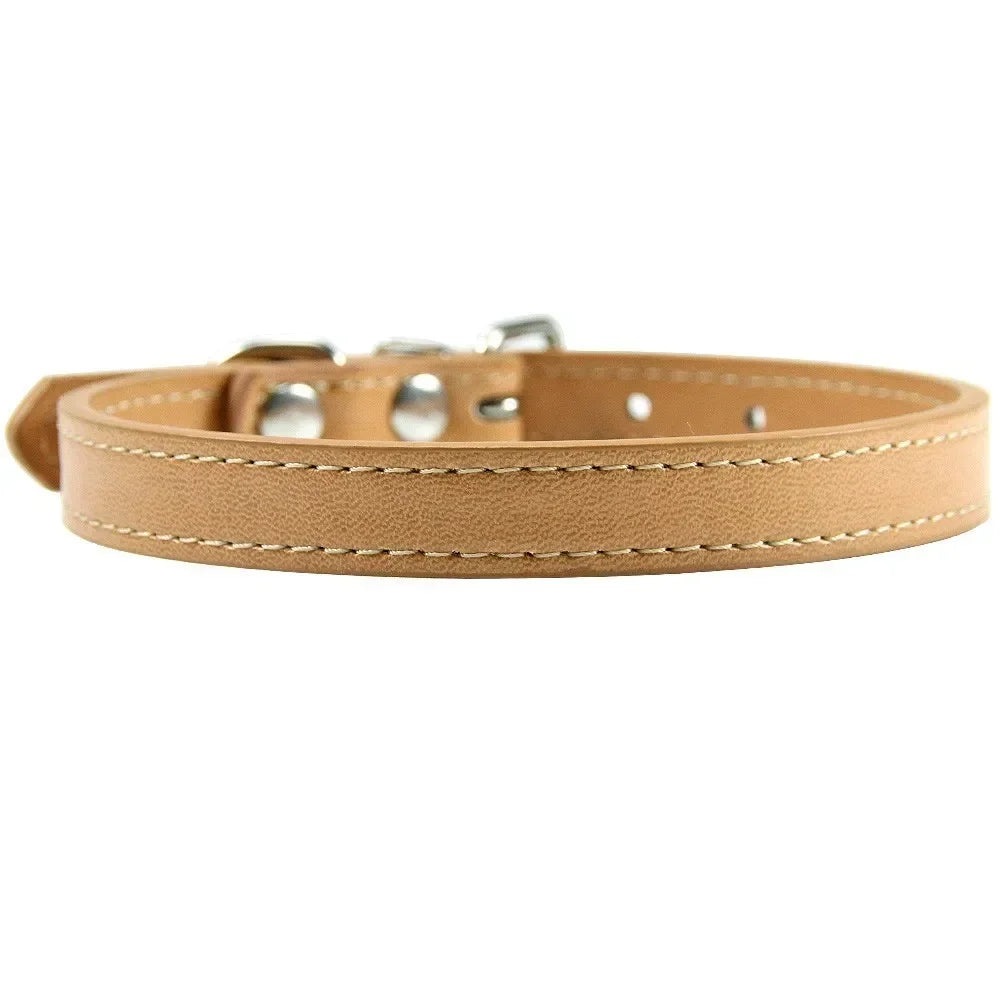 Bunte Leder Halsband für Katzen