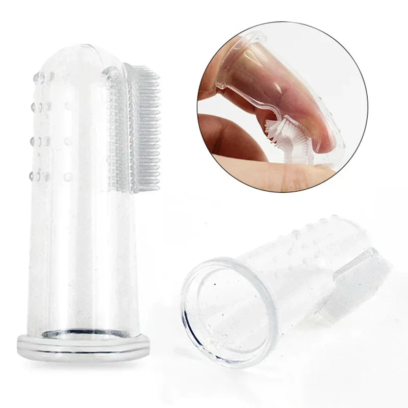 Super soft pet finger toothbrush