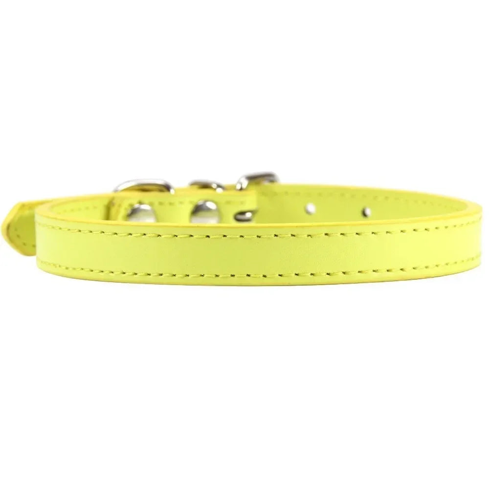 Bunte Leder Halsband für Katzen