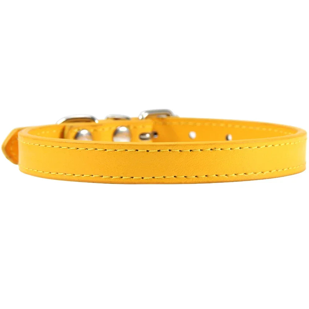 Bunte Leder Halsband für Katzen