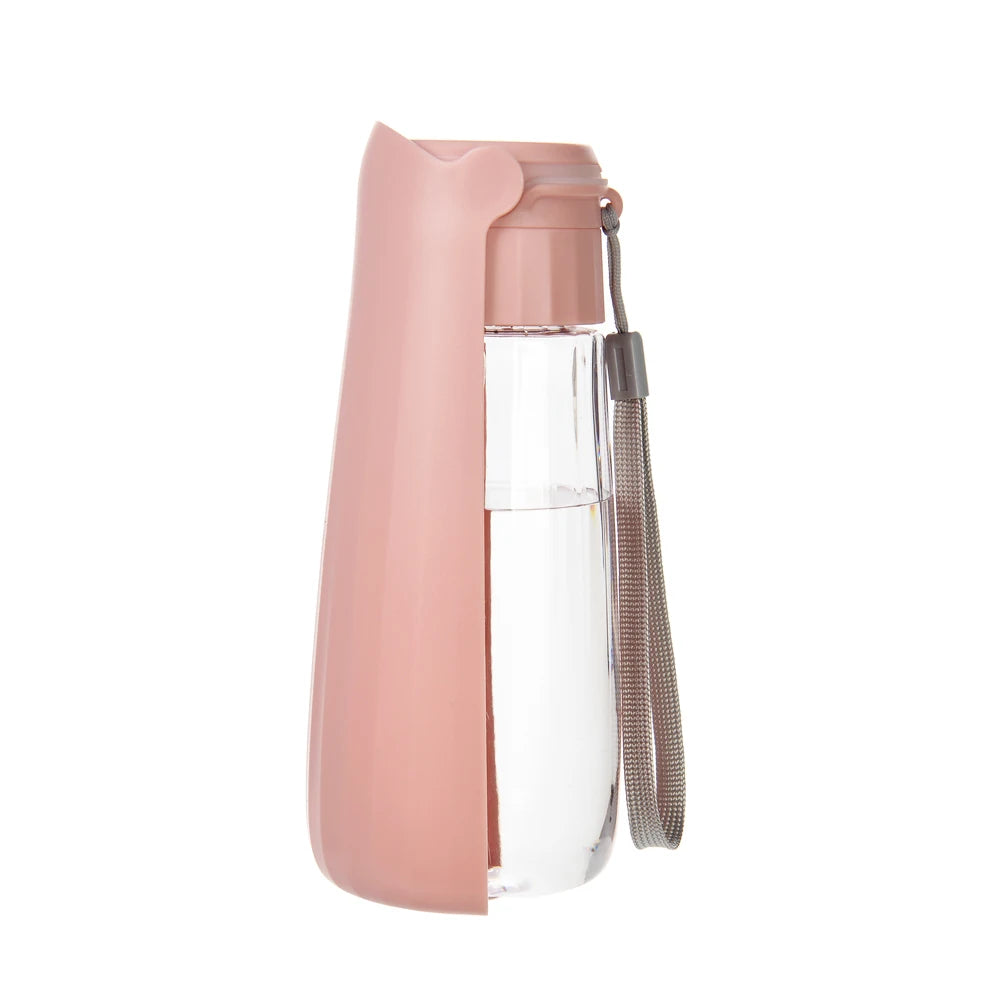 Portable dog water bottle for small and large dogs outdoors
