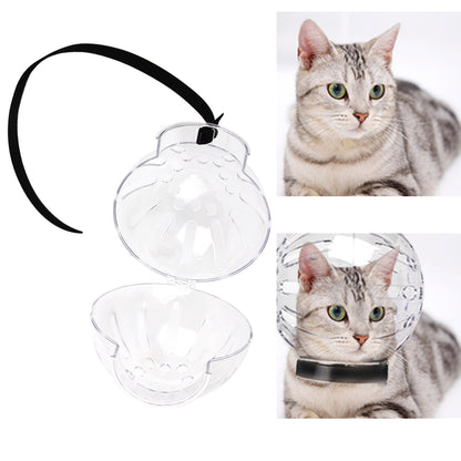 Cat grooming accessories - cat muzzle - protective space hood