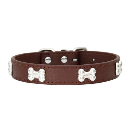 Hundehalsband aus Knochenleder
