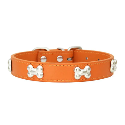 Hundehalsband aus Knochenleder
