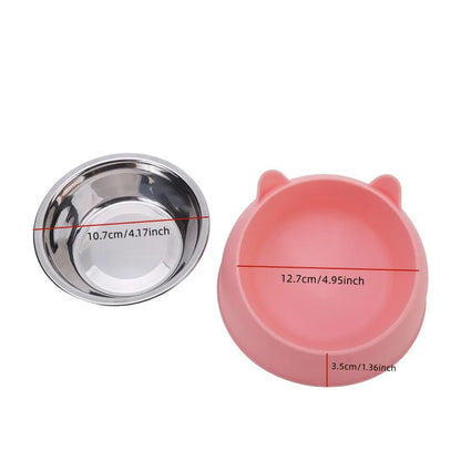 Stainless steel cat bowl