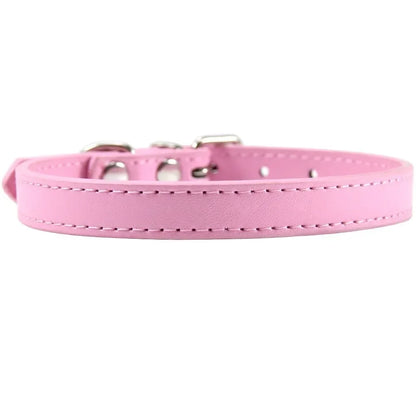 Bunte Leder Halsband für Katzen