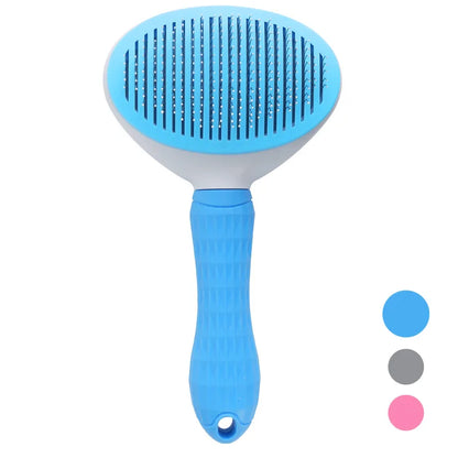 Self-cleaning hair remover comb