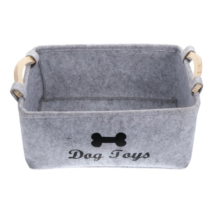 Dog toy basket