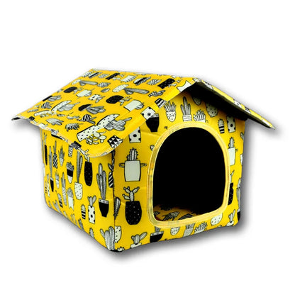 Wasserabweisendes, faltbares und abnehmbares Haustierhaus - ideal für Katzen und Hunde