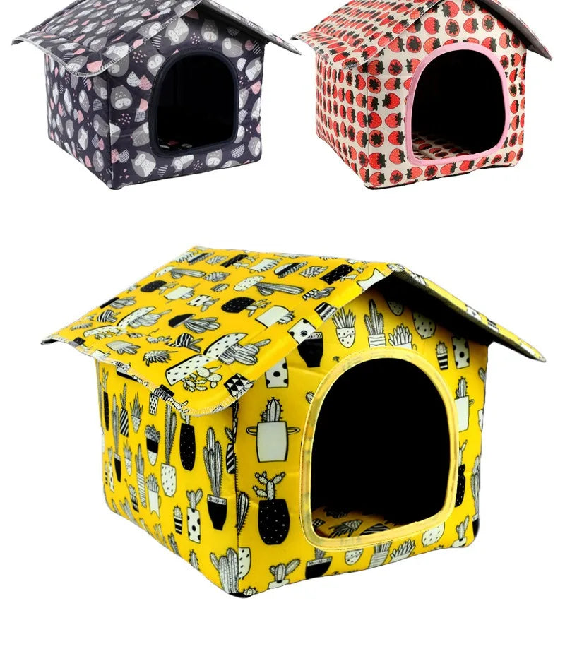 Wasserabweisendes, faltbares und abnehmbares Haustierhaus - ideal für Katzen und Hunde