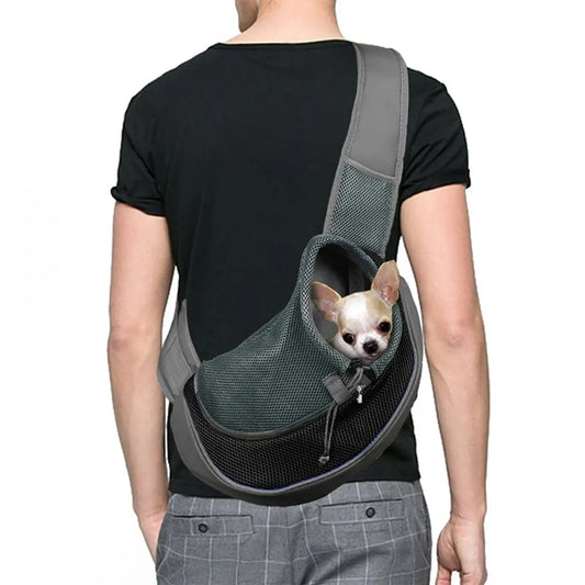 Haustiertasche für Katzen und Hunde - Umhängetasche