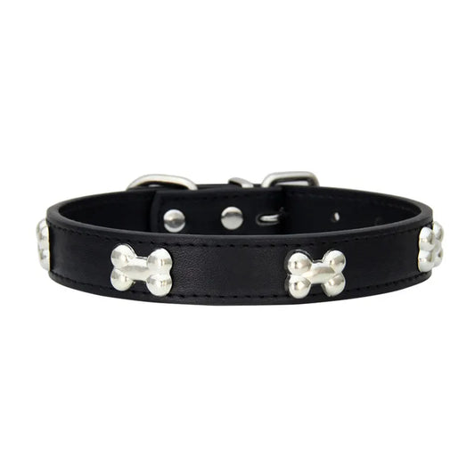 Hundehalsband aus Knochenleder