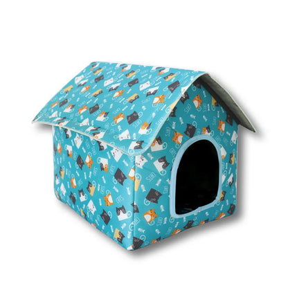 Wasserabweisendes, faltbares und abnehmbares Haustierhaus - ideal für Katzen und Hunde