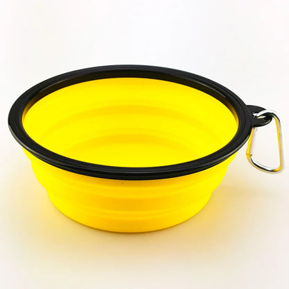Zusammenklappbarer Wassernapf aus Silikon für Hunde