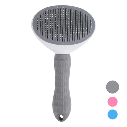 Self-cleaning hair remover comb
