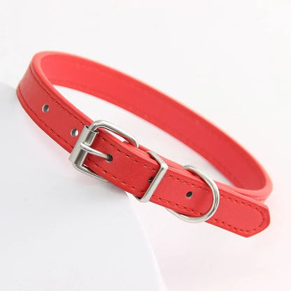 Bunte Leder Halsband für Katzen