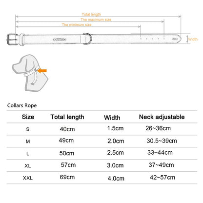 Solid dog collar for all sizes