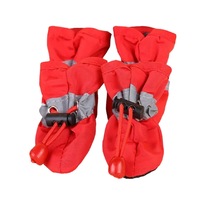 4pcs/set Waterproof Dog Shoes
