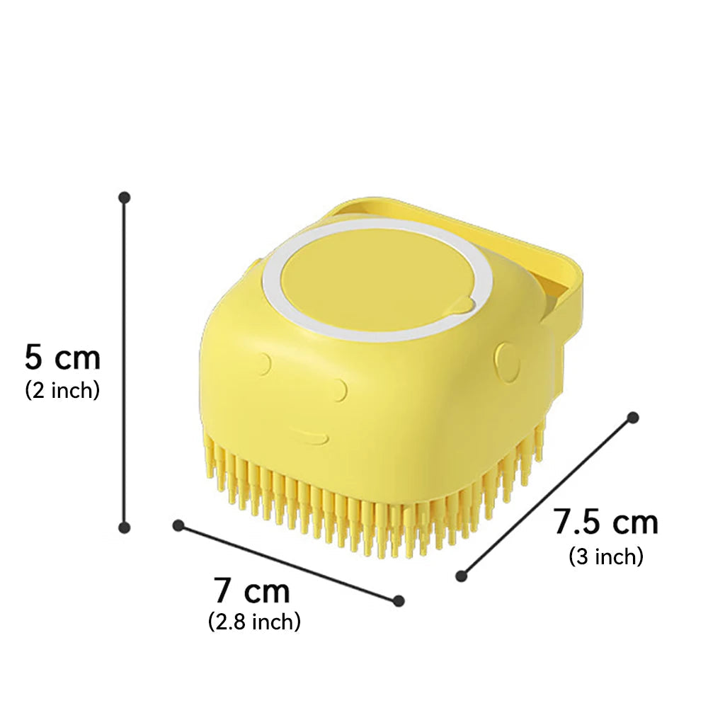 Bath brush for dogs