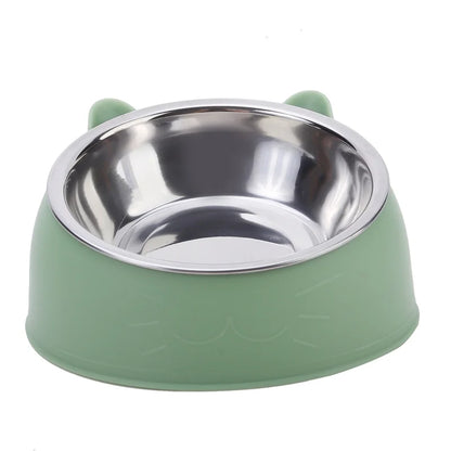 Stainless steel cat bowl